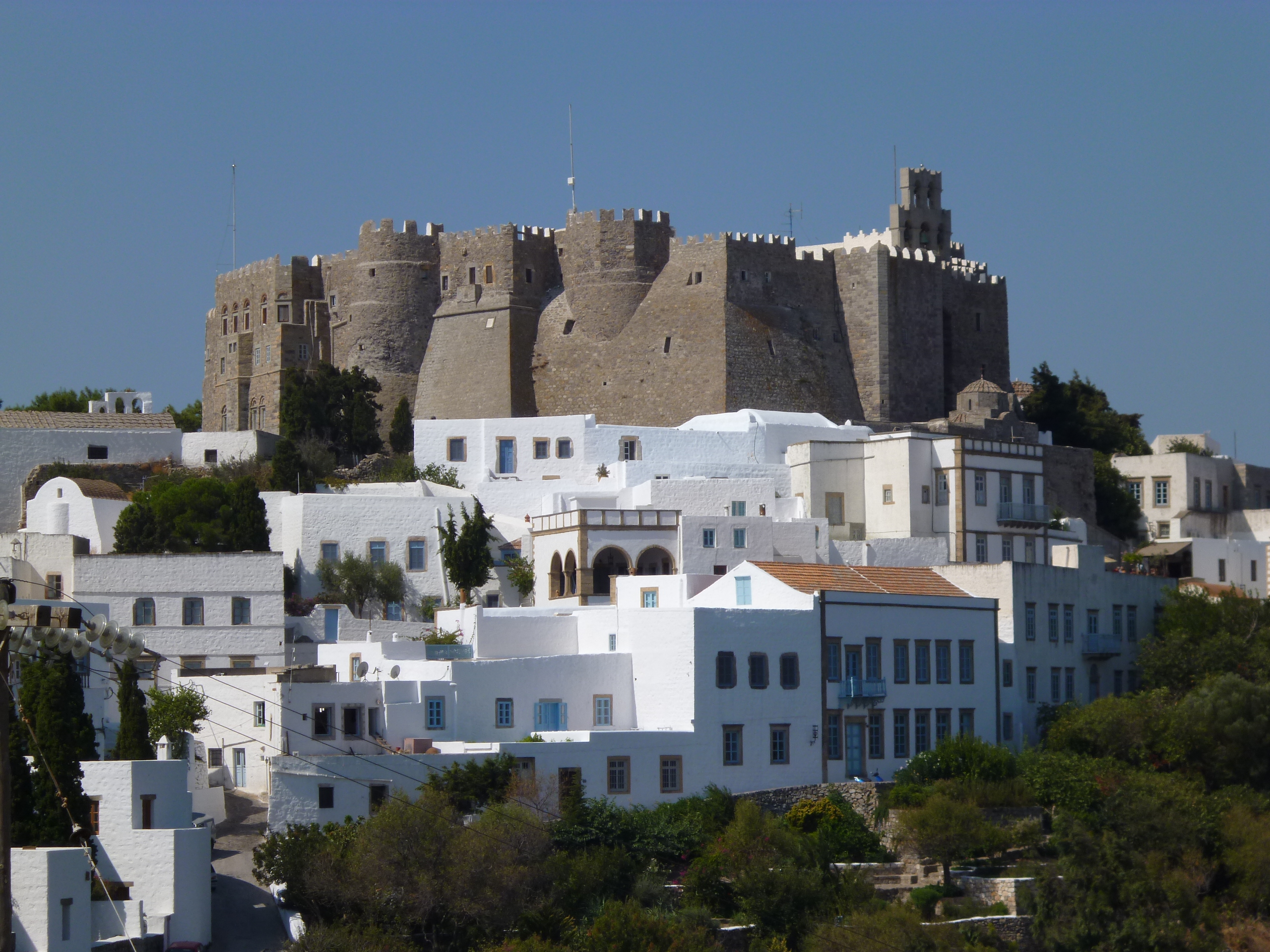 Chora di Patmos con il Monastero di San Giovanni il teologo 